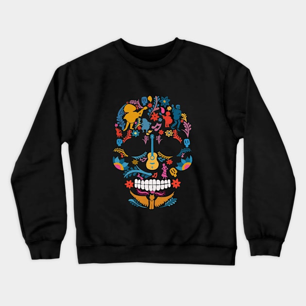 Dia de Los Muertos Crewneck Sweatshirt by MiniMao design